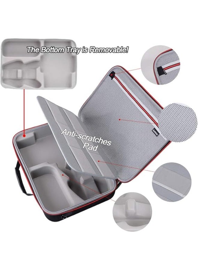 RLSOCO Case for Microsoft Xbox Series S Console | Dustproof, Water-Resistant Storage Pouch, With Wrist Strap And Adjustable shoulder straps | Travel Case Design with YKK Zipper & Scratch Protection - Image 3